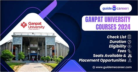 Ganpat University All Courses Syllabus Download 2024, Result, .